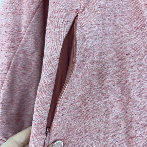 Adidas Pink Zip Long Hoodie Coat - Cozy Sporty - Size S/M - Picture 5 of 8